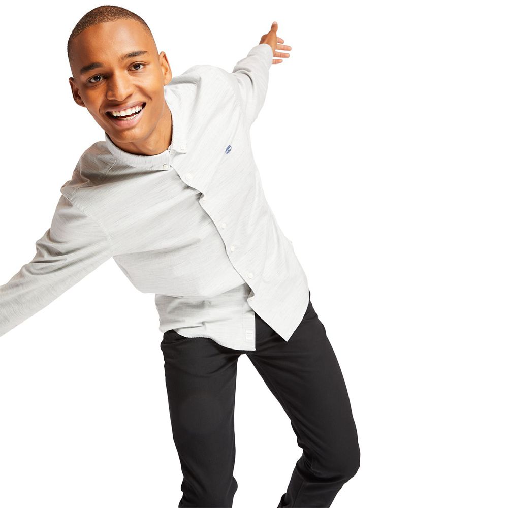 Camisa Masculino - Timberland Tioga River Slim Fit - GSCZR9354 - Branco